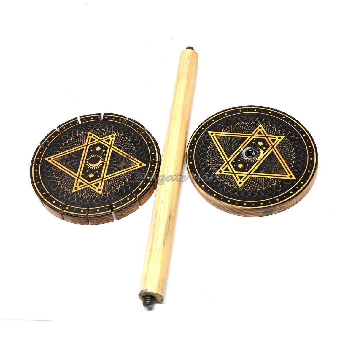 Pentagram Tarot Wooden Holder