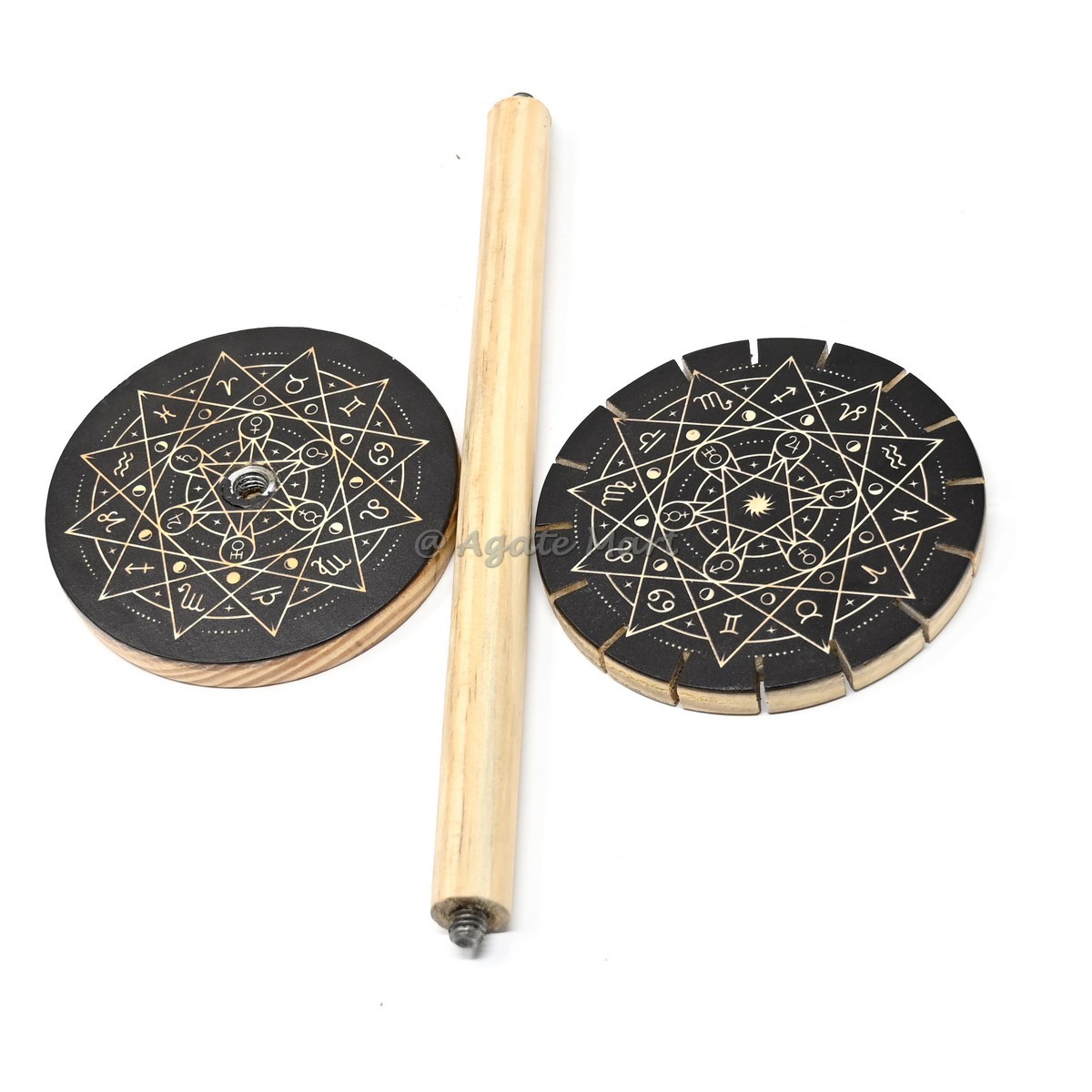Zodiac Star Wooden Holder