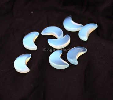 Opalite Moon Shaped Cabachon