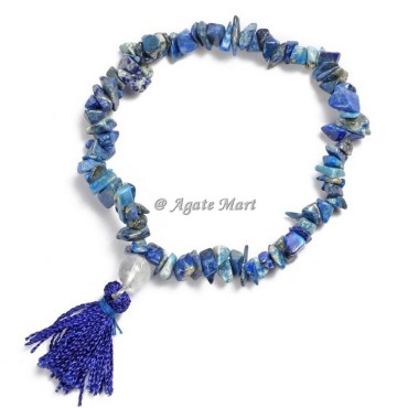 Lapis Lazuli Chips Stones Bracelet