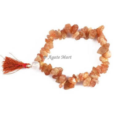 Golden Quartz Chips Chips Stones Bracelet