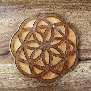 Seed Of Life Engraved Grid