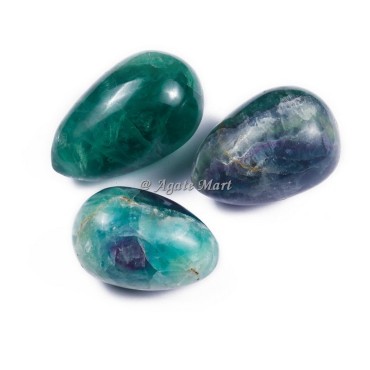 Green Fluorite Gemstone Egg