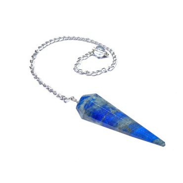 Lapis Lazuli 12 Faceted Pendulum