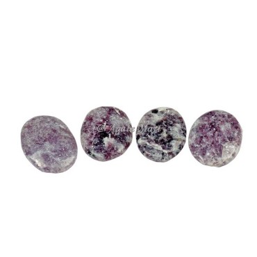 Lepidolite Healing Crystals Palm Stone