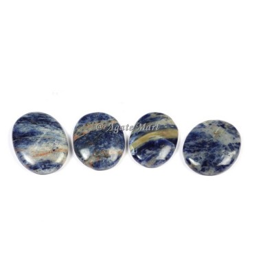 Sodalite Healing Crystals Palm Stone