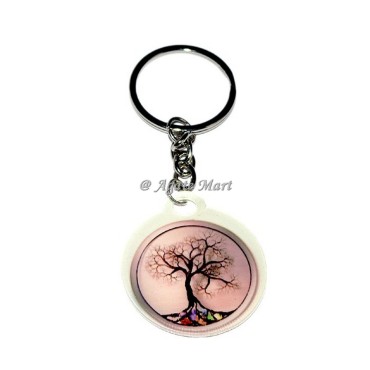 Tree of life Healing Keyring