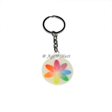 Flower Healing Keyring