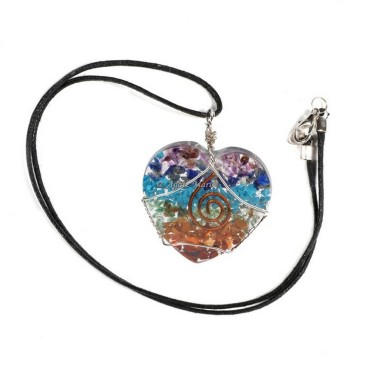 Aqua Marine Choko Reiki Double Terminated Orgonite Crystals Pendants