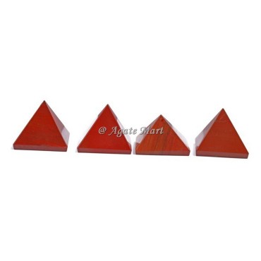 Red Jasper Crystals Pyramid