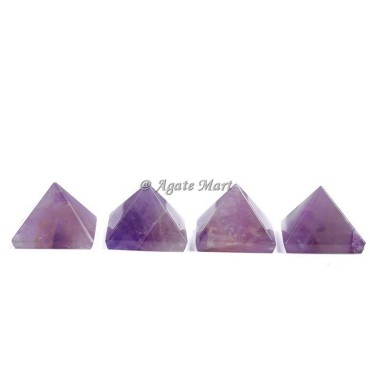 Amethyst Crystals Pyramid