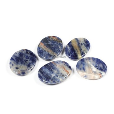 Sodalite Thumb Worry Stone