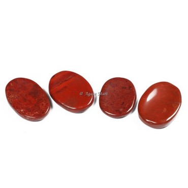 Red Jasper Thumb Worry Stone