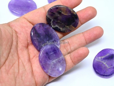 Amethyst High Grade Worry Stones