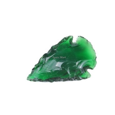 Green Glass Arrowheads