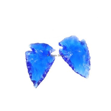 Blue Glass Arrowheads