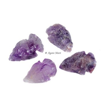 Amethyst Agate Arrowheads