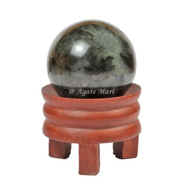 Labrodrite Crystals Sphere