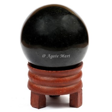 Black Tourmaline Crystals Sphere