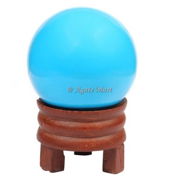 Turquoise Crystals Sphere