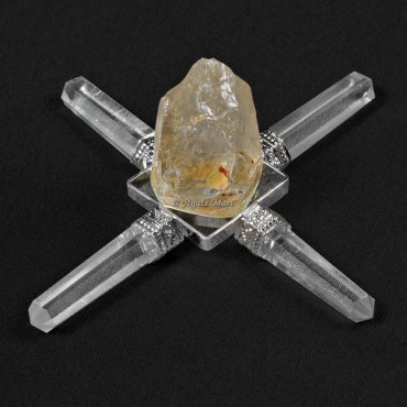 Crystal with rough Mineral Crystals Energy Generator