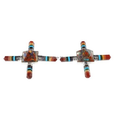 Bonded Seven Chakra Orgone Crystals Energy Generator