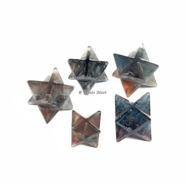 Multi Fluorite Merkaba Healing Star