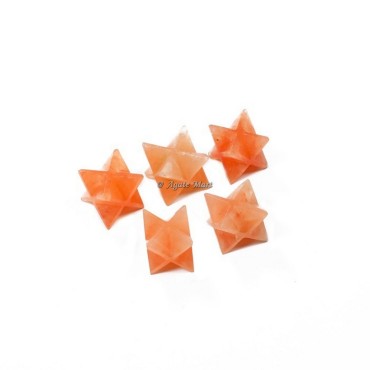 Peach Aventurine Merkaba Healing Star