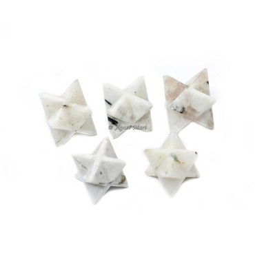 Rainbow Moonstone Merkaba Healing Star