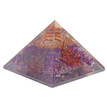 Amethyst Crystals Orgonite Crystals Pyramid