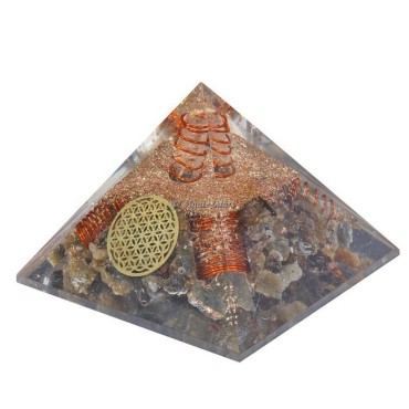 Labrodrite Energy Generator Orgonite Crystals Pyramid
