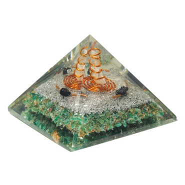 Green Aventurine Healing Orgone Emf Protection Pyramid