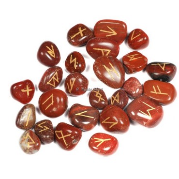 Red Jasper Rune Set