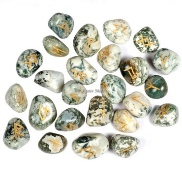Tree Agate Rune Set