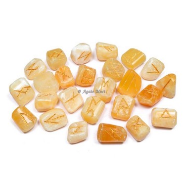 Orange Calcite Rune Set