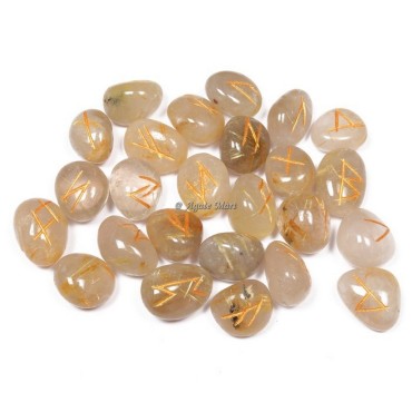Golden Rutile Rune Set
