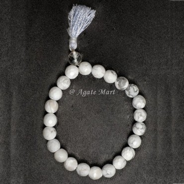 Howlite Faceted Power Healing Yoga Healing Bracelet