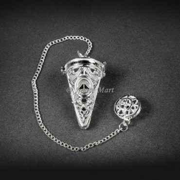 Silver Metal Designable Cage Brass Pendulum
