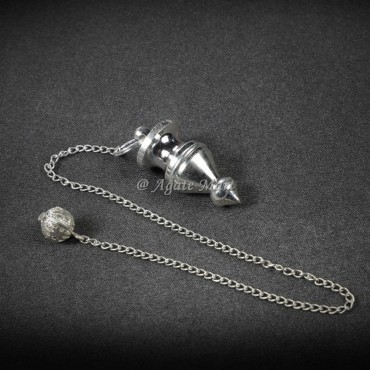 Small Egyptian Silver Metal Brass Pendulum