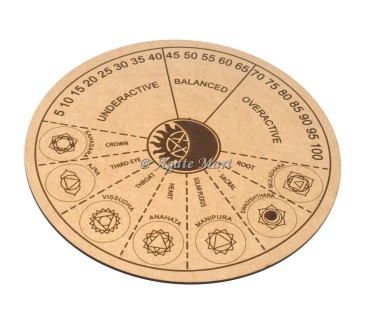 7 Chakra Engraved Divination Pendulum Board