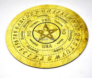 Week With Numbers Pentagram Dowsing Pendulum Board