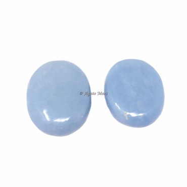 Angelite Palm Stone
