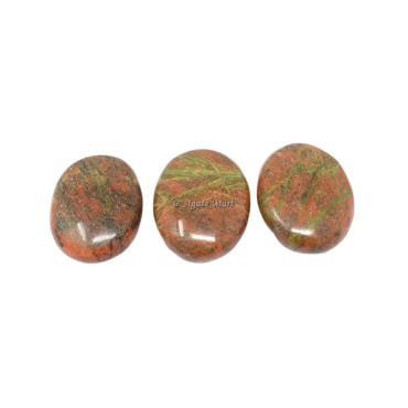 Unakite Palm Stone