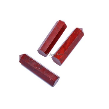 Red Jasper Faceted Pencil