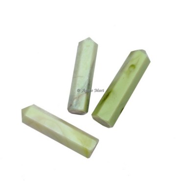 Serpentine Natural Faceted Pencil