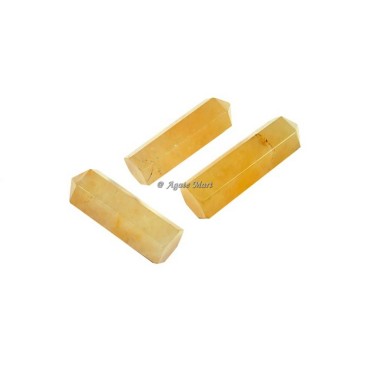 Yellow Aventurine Obelisk Faceted Pencil