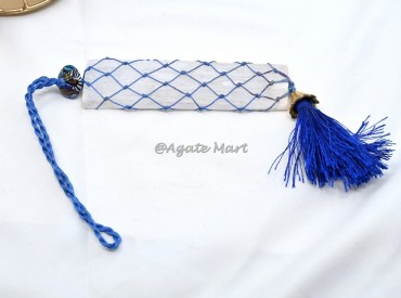 Selenite Blue Thread Hanging For Home And Door