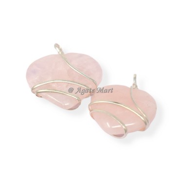 Black Obsidian Wire Wraped Tree Pendants