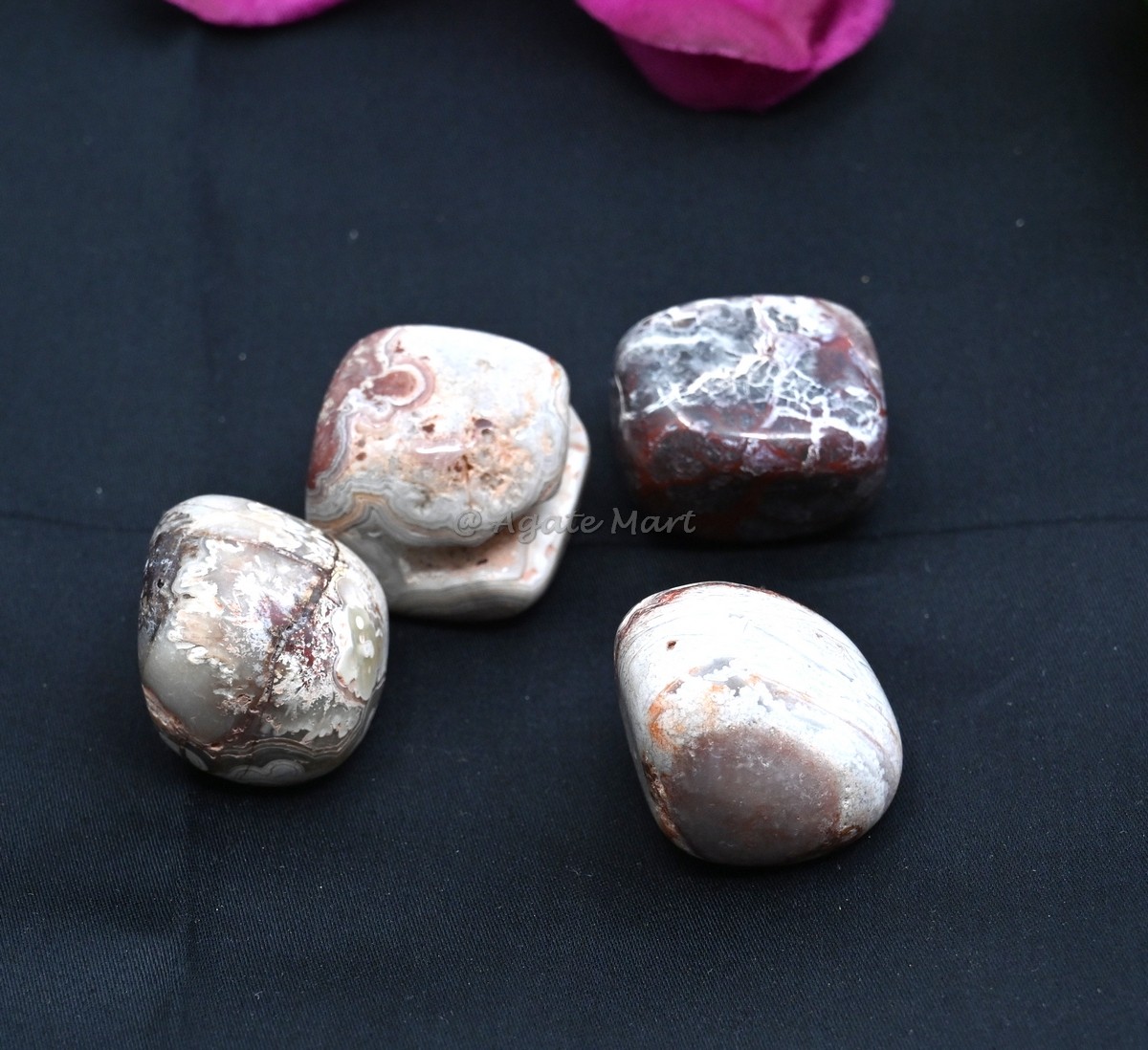 Crazy Lace Agate Tumbled Stones