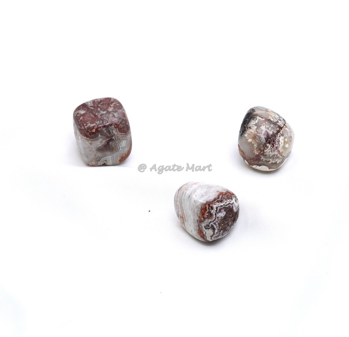 Crazy Lace Agate Tumbled Stones